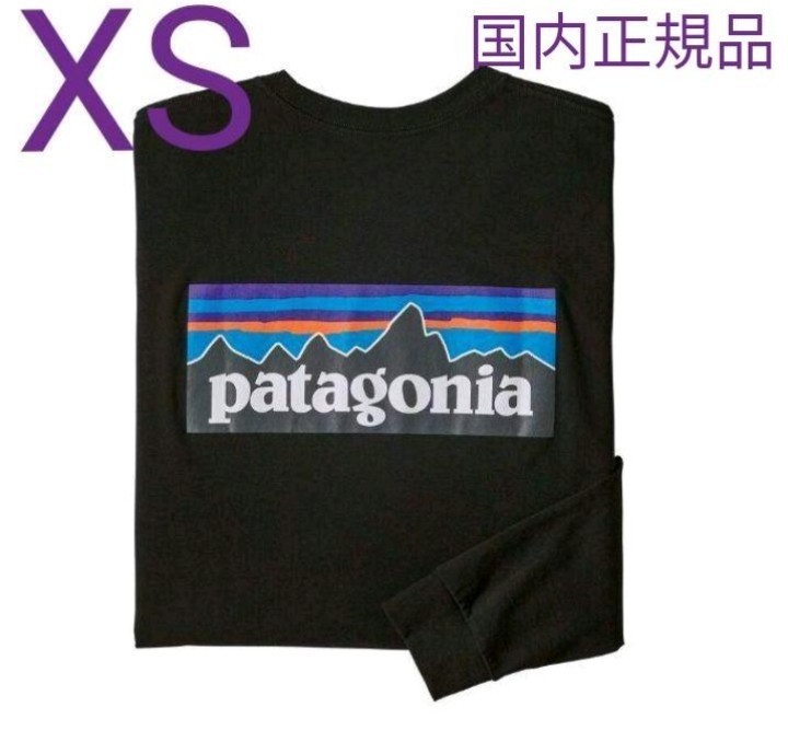 パタゴニア ロングスリーブ　tシャツ  P-6ロゴ レスポンシビリティー
