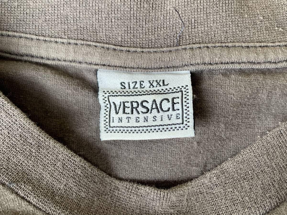 *VERSACE*INTENSIVE* Versace * bell search * футболка * короткий рукав * мужской * джентльмен * размер *XXL* серый *