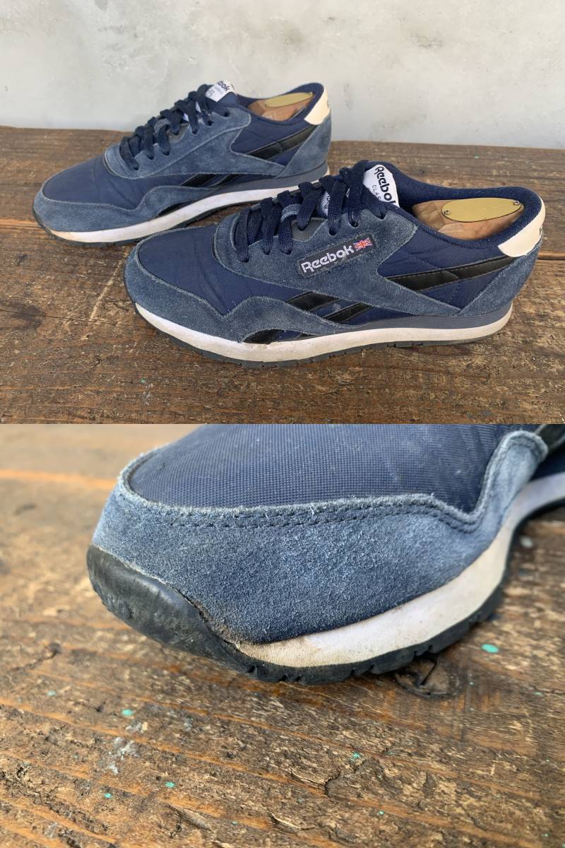 ★ReeBok★リーボック★クラシック★ナイロン★スニーカー★シューズ★くつ★ネイビー★メンズ★紳士★26.5cm★M44314★_画像4