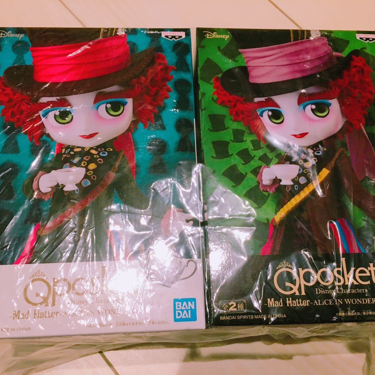 Paypayフリマ キューポスケット マッドハッター全2種セット Qposket Paypayフリマ キューポスケット マッドハッター全2種セット Qposket
