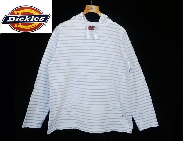 ★Dickies*Lサイズ*ボーダー*パーカー*カットソー*長袖Tシャツ*ディッキーズ*メンズ*　＃3437_画像1