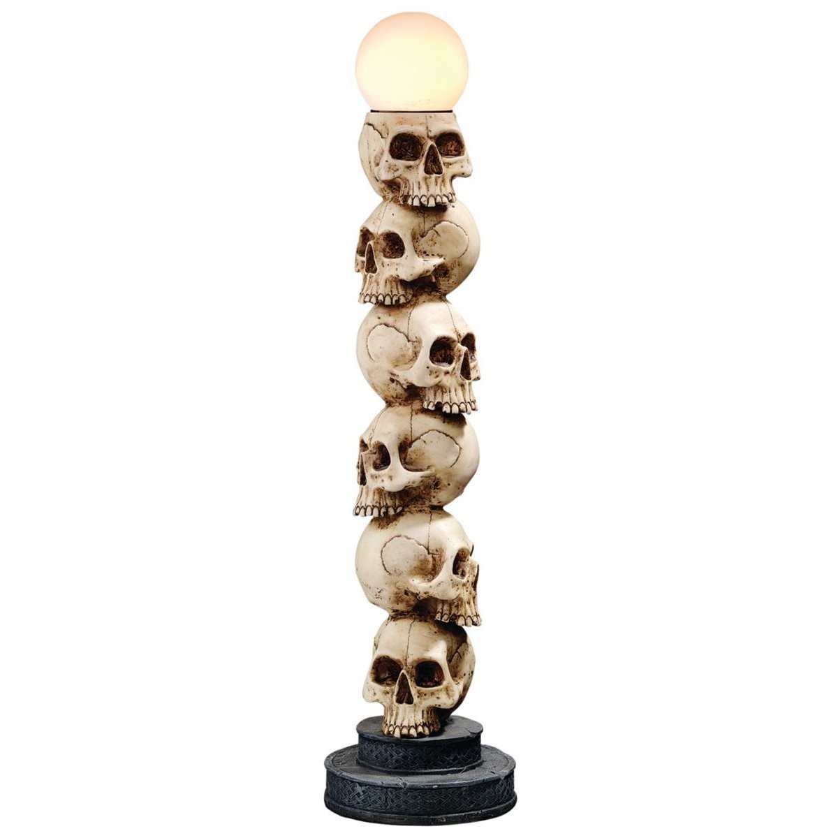 頭蓋骨（スカル）尖塔の照明彫刻 彫像 スカル・タワーランプ デザイン・トスカノ製 / Skull’s Spire Lighted Sculpture（輸入品）