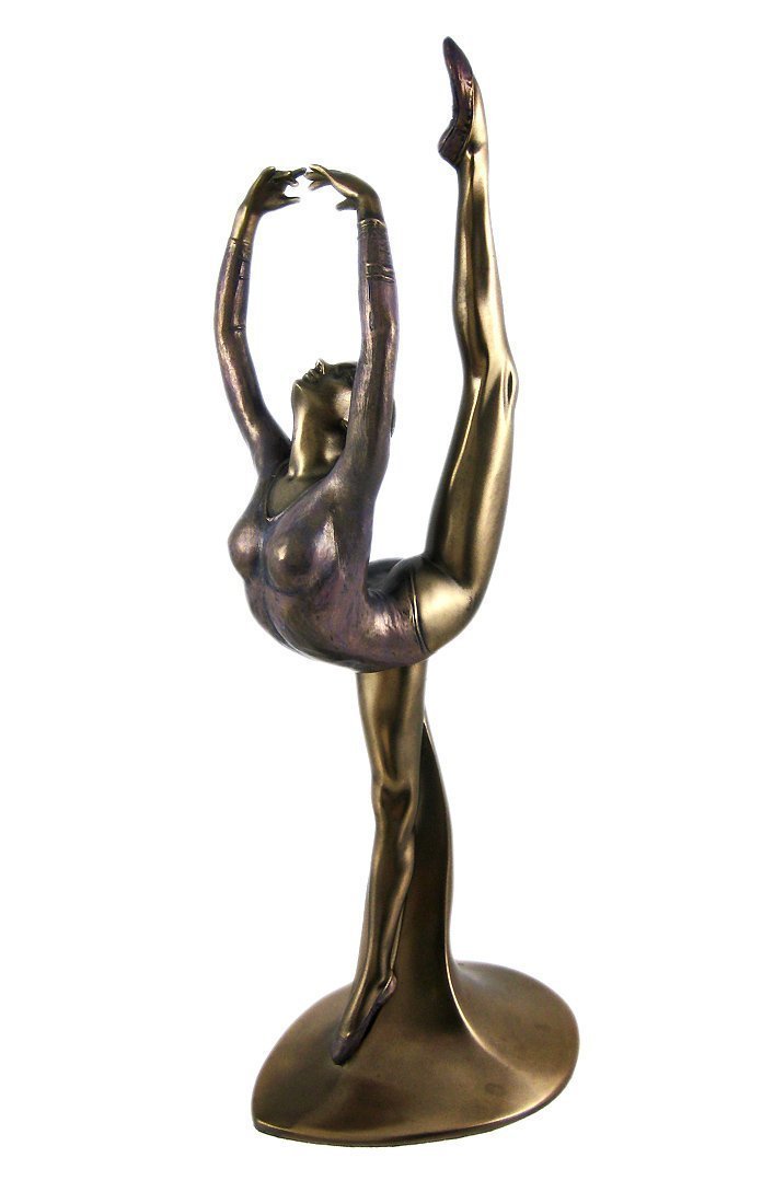 人気を誇る 彫刻/　プリマ 彫像 バックビート グランド フィギュア バレリーナ 約29ｃｍ 高さ バレエダンサー　踊り子 オペラ座（輸入品） パリ 洋風