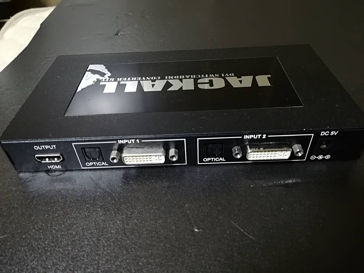 HDMI-DVI Switch JACKALL ジャッカル JK-108A　中古品_画像5