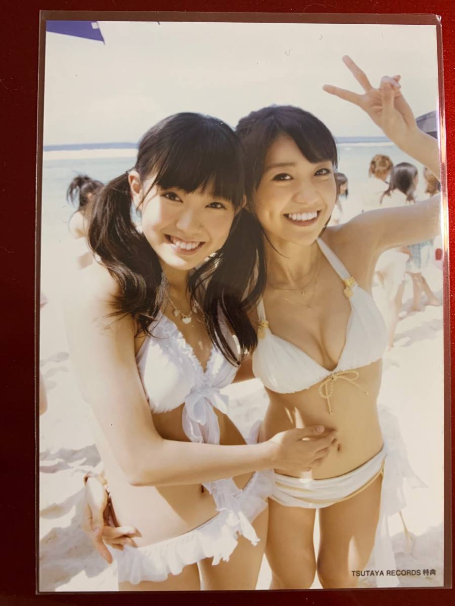  AKB48 生写真 店舗特典　真夏のSounds good! TSUTAYA特典 大島優子 渡辺美優紀　 NMB48 _画像1