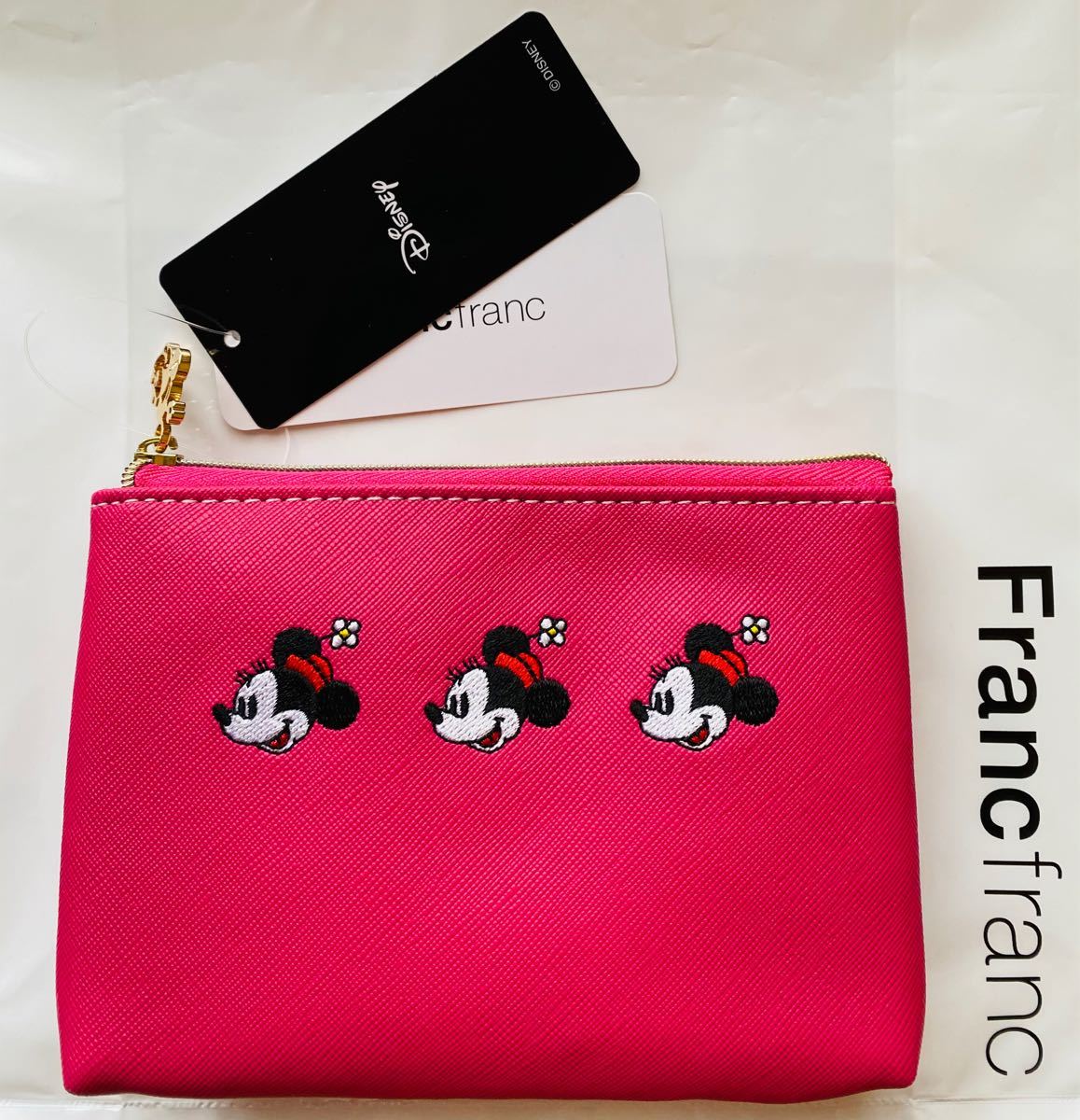 Francfranc フランフラン ディズニー ティッシュポーチ ピンク 新品未使用 値下げしました(^^)