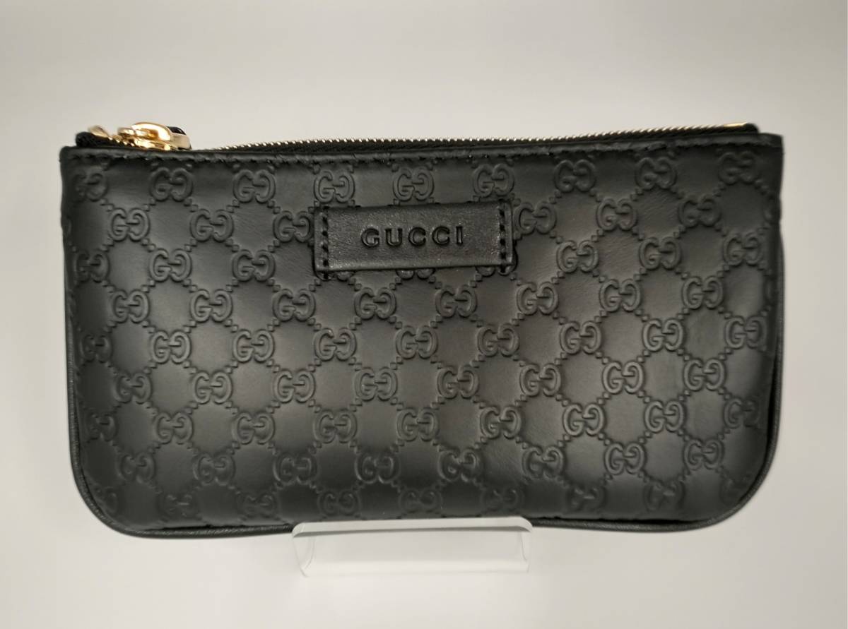 最終値下げ 未使用品 GUCCI コインケース 544248 マイクログッチシマ ブラック_画像2