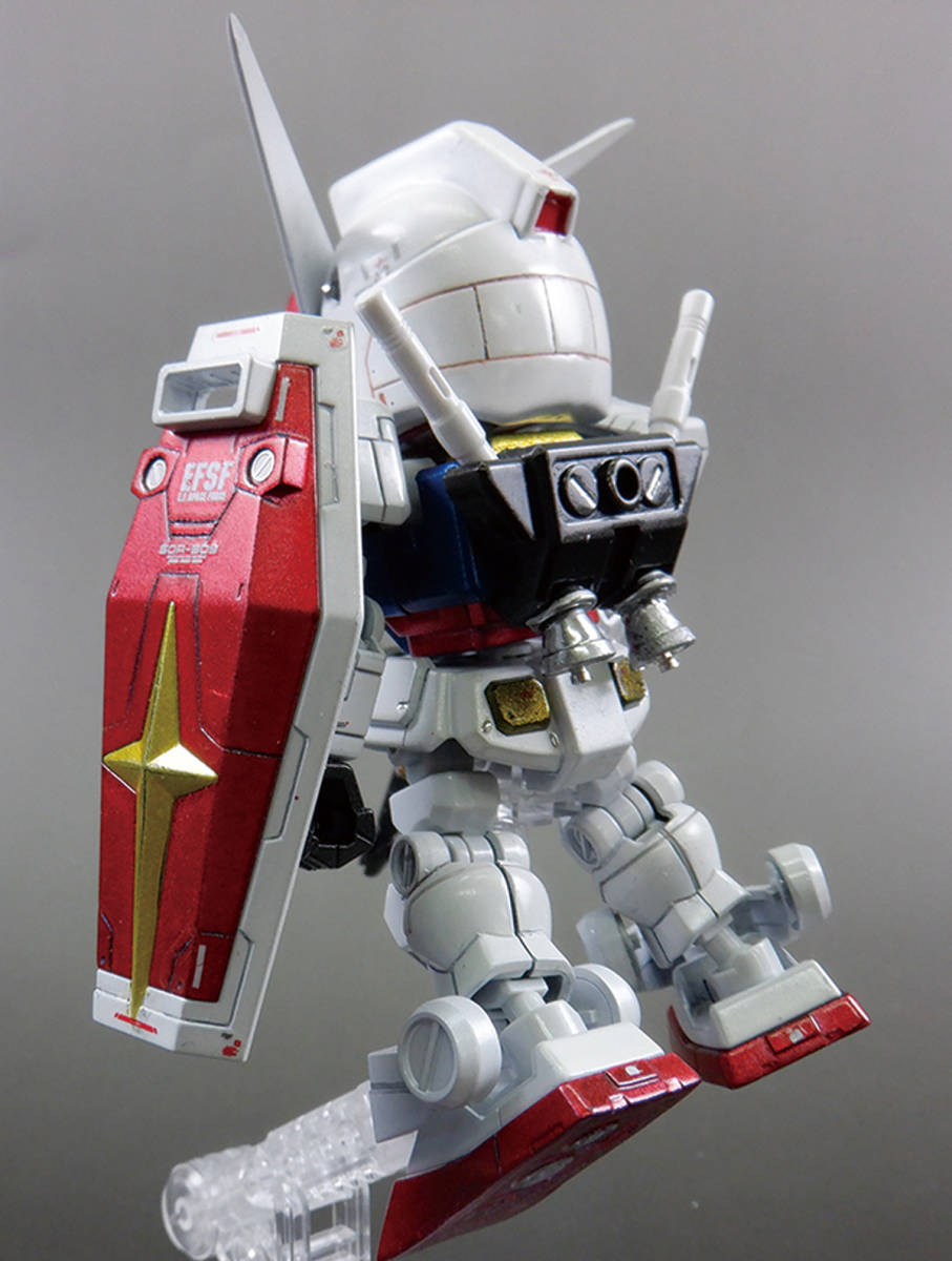 【送料無料】SDガンダム クロスシルエット SDCS RX-78 ガンダム ガンプラ 塗装完成品_画像6