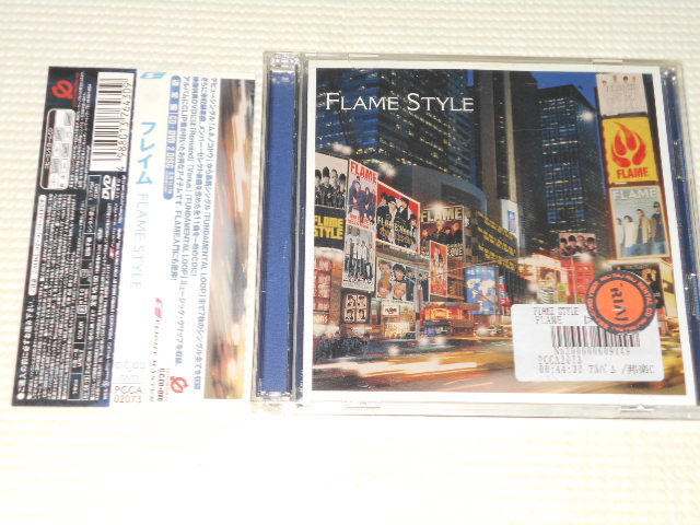 CD★FLAME FLAME STYLE 帯付 DVD付 2枚組 レンタル用_画像1