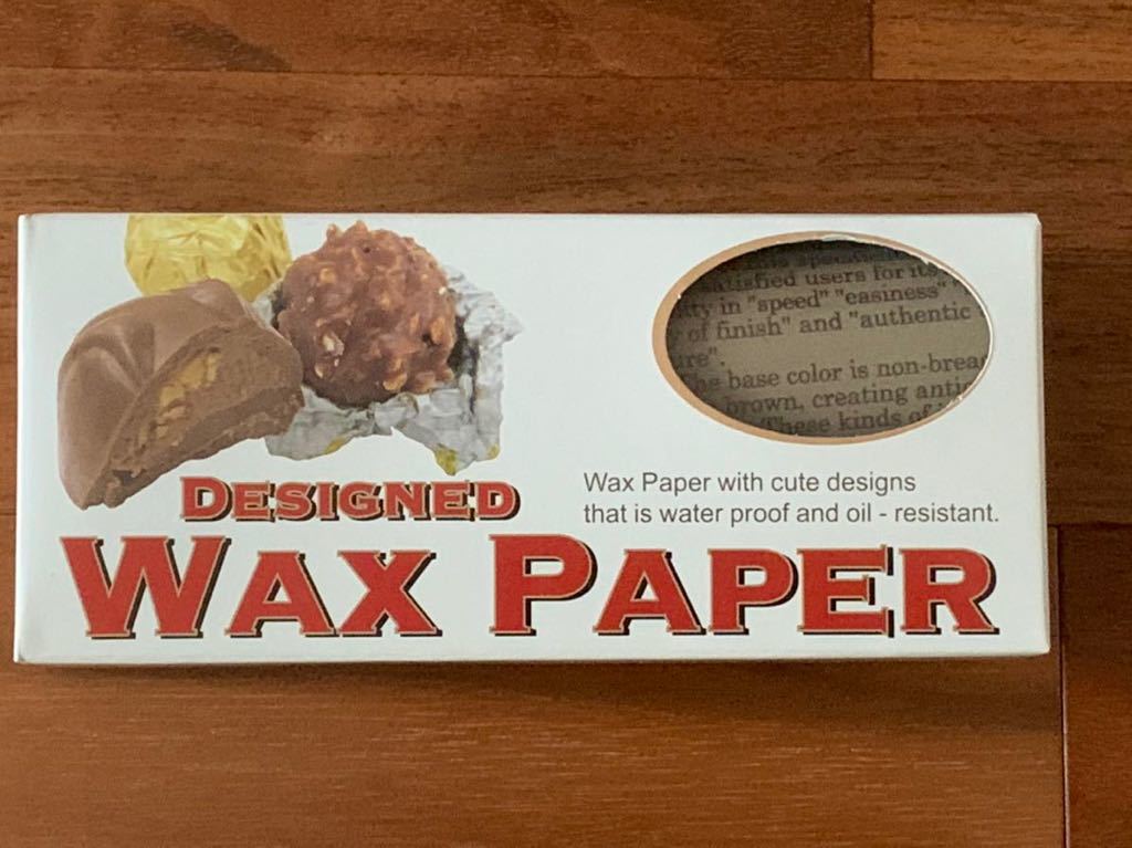 デザインWAXワックスペーパー 3種 Cセット 包装 ラッピング お菓子_画像9