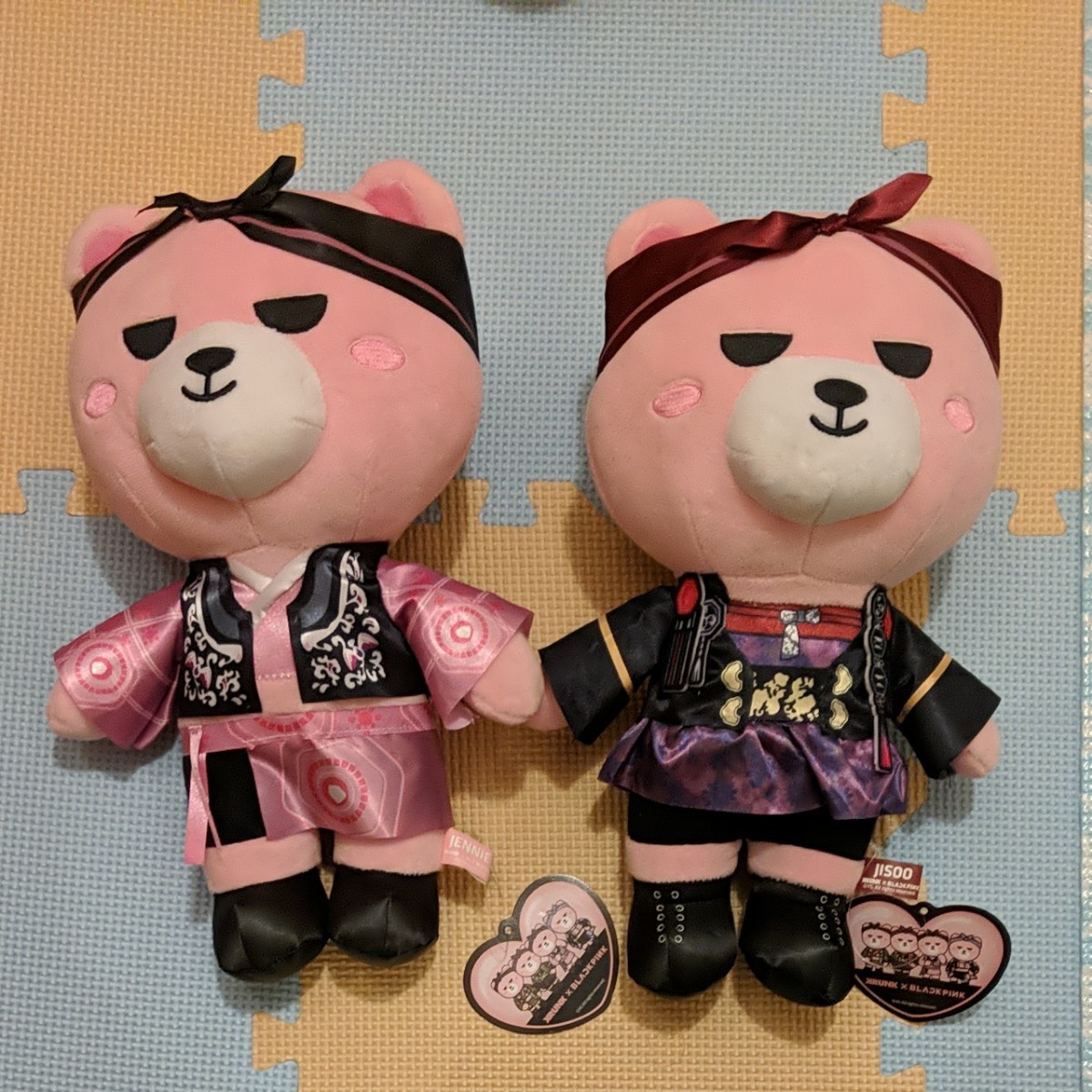 KRUNK×BLACKPINK　 BIGぬいぐるみ　JISOO　JENNIE　２種セット