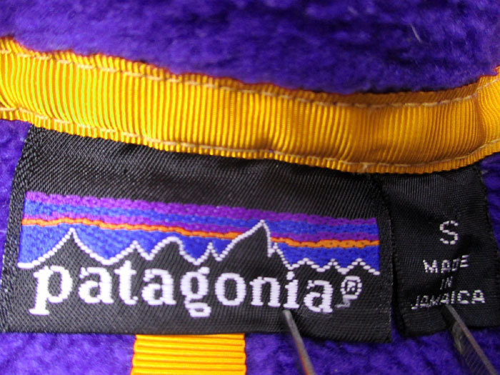 Patagonia　90's　ヴィンテージ 　パタゴニア　フリース　スナップＴ　ジャケット　パープル　Ｓ　ジャマイカ製_画像3