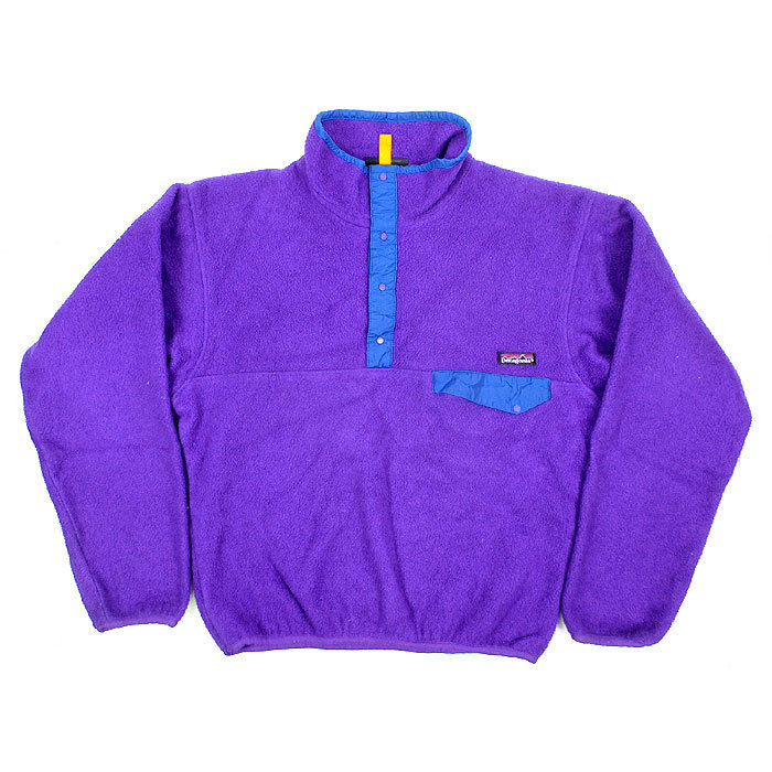 Patagonia　90's　ヴィンテージ 　パタゴニア　フリース　スナップＴ　ジャケット　パープル　Ｓ　ジャマイカ製_画像1