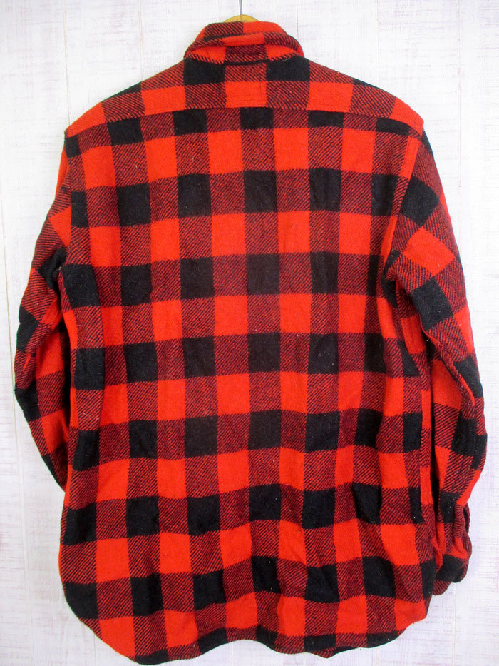 一流の品質 中古 1970's PRIGLIM プリグリム ウールシャツ ブロック