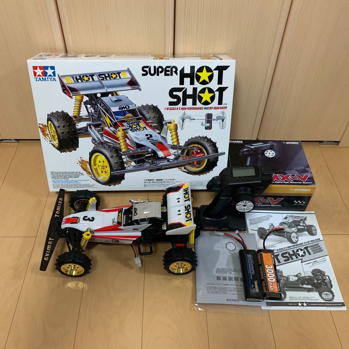 タミヤ スーパーホットショット 組立済み未走行品 サンワ MX-V タミヤ スーパーホットショット 組立済み未走行品 サンワ MX-V