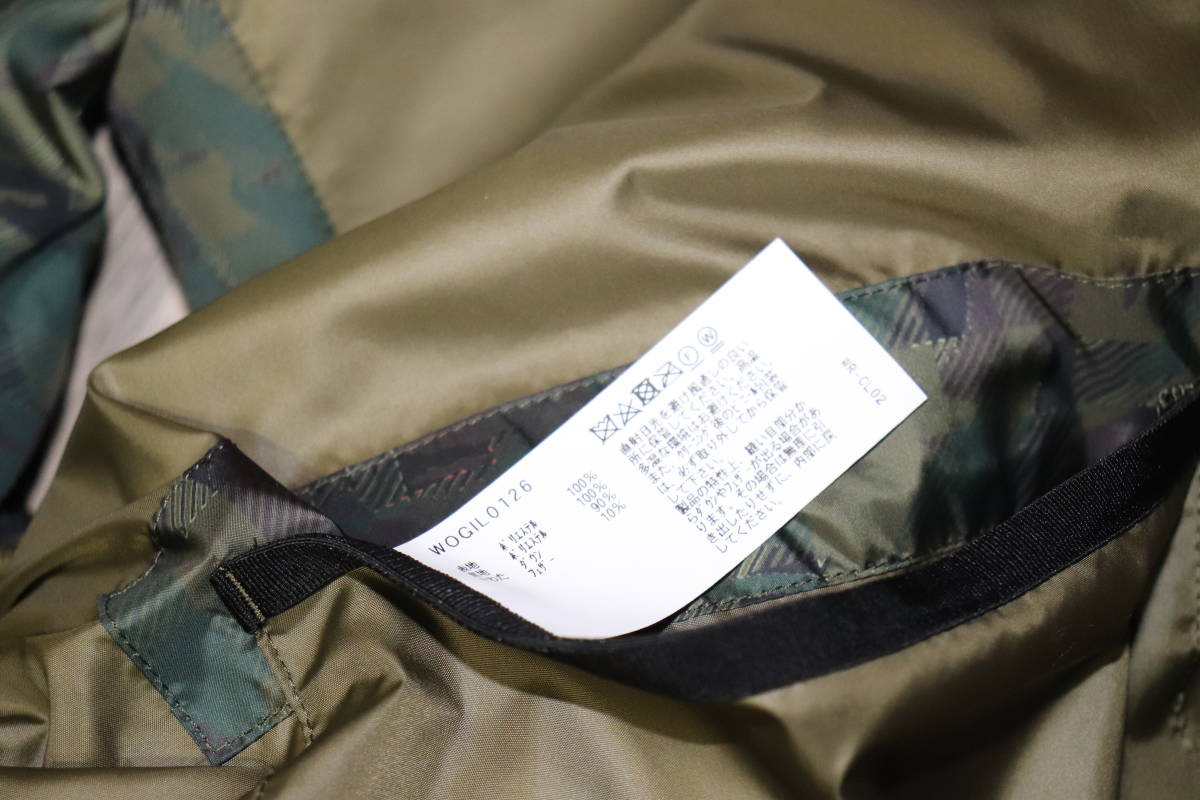 特価即決【新品】 N.HOOLYWOOD×WOOLRICH DOWN BEST Sサイズ Nハリウッド ウールリッチ 別注 ダウンベスト 迷彩 税込定価6万6000円
