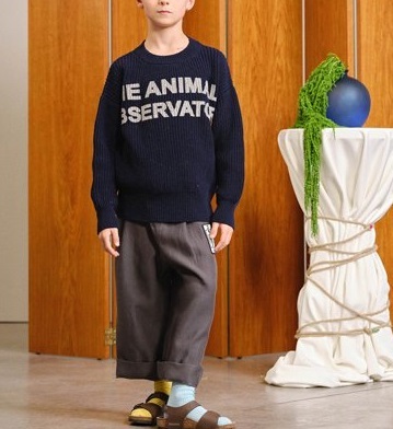 即決【新品】THE ANIMALS OBSERVATORY ☆ TAO BULL KIDS+SWEATER (8y) ★ ジ・アニマルズ・オブサーバトリー タオ 税込定価1万5180円_画像5