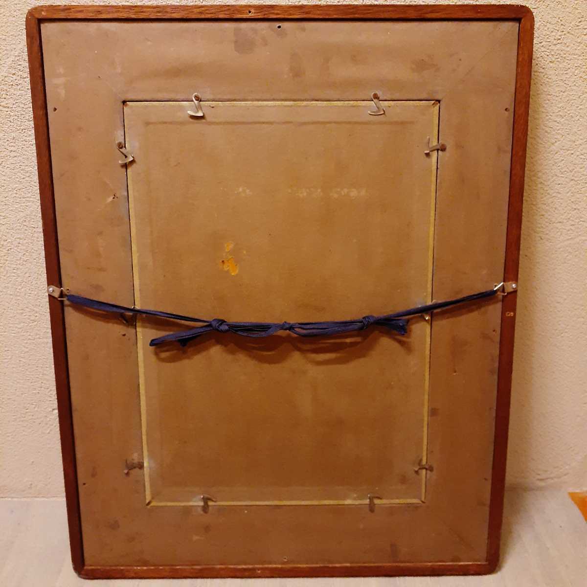 日本画 絹本 梅 銘あり 約57.5cm×45.5cm×2.7cm