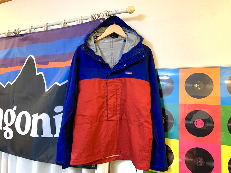 patagonia パタゴニア 90s ニューマティックプルオーバー 1998年 後期型 モデル バイカラー 赤 青 2トーン ビンテージ レア 希少 サイズ XS_画像4