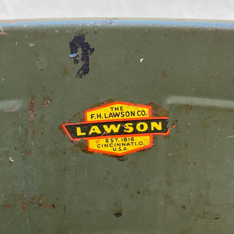 ヴィンテージ THE F.H.LAWSON CO. トラッシュ缶 ゴミ箱 アメリカ / インダストリアル ダストボックス インテリア 収納 缶 USA_画像5