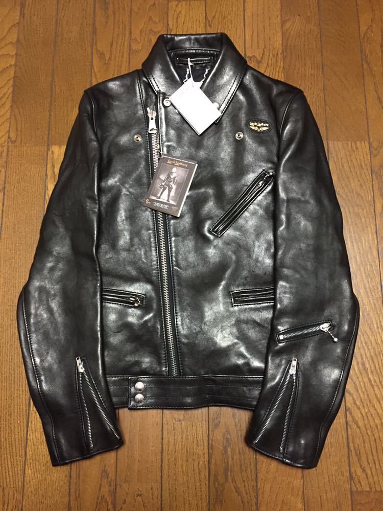 lewis leathers leather jacket wire cyclone lightning riders 有刺