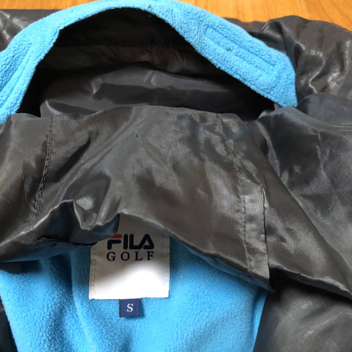 [FILA GOLF] filler Golf Golf wear down jacket long lady's S size moss green free shipping!
