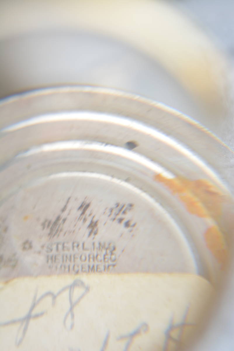 アメリカ 純銀 ペッパー ポット USA アンティーク ブロカント ビンテージ ヨーロッパ 雑貨 蚤の市_画像7