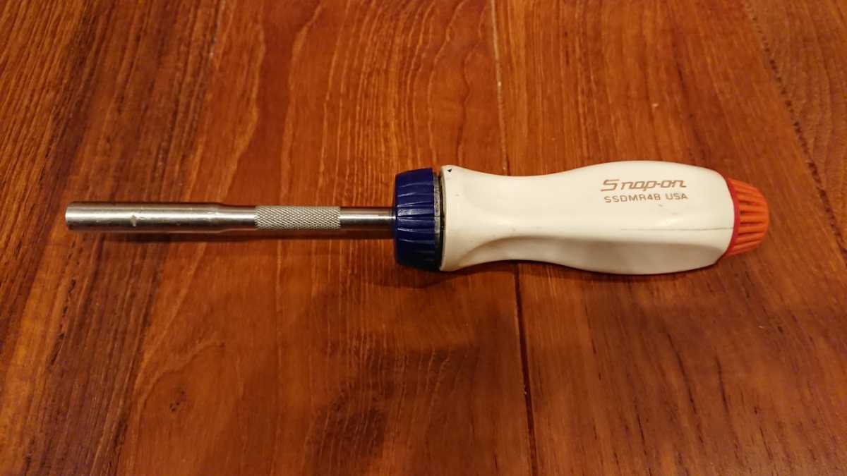 レアカラー Snap-on ラチェットドライバー SSDMR4B ガレージ ハーレー スナップオン ラチェッティング 1