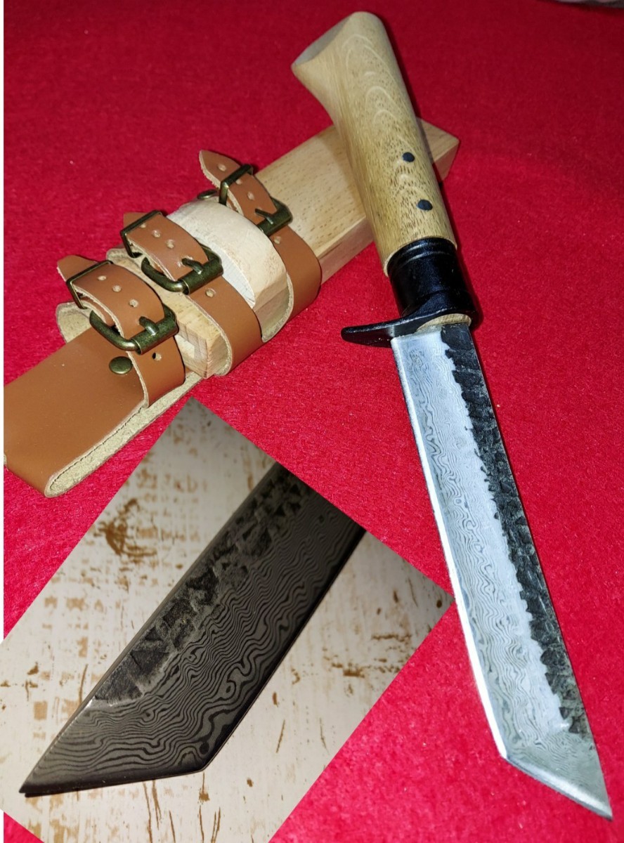 鍛造 剣鉈(三層鋼)