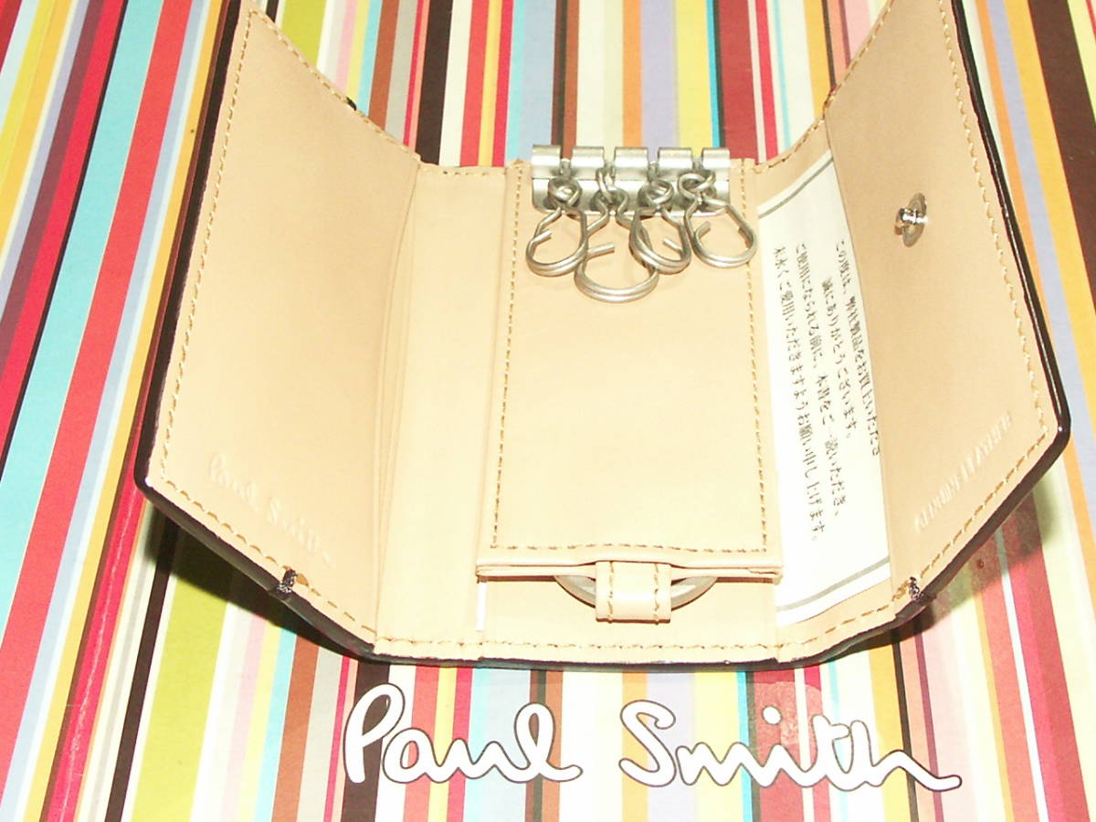 *741-D① new goods regular goods Paul Smith weld edge key case 