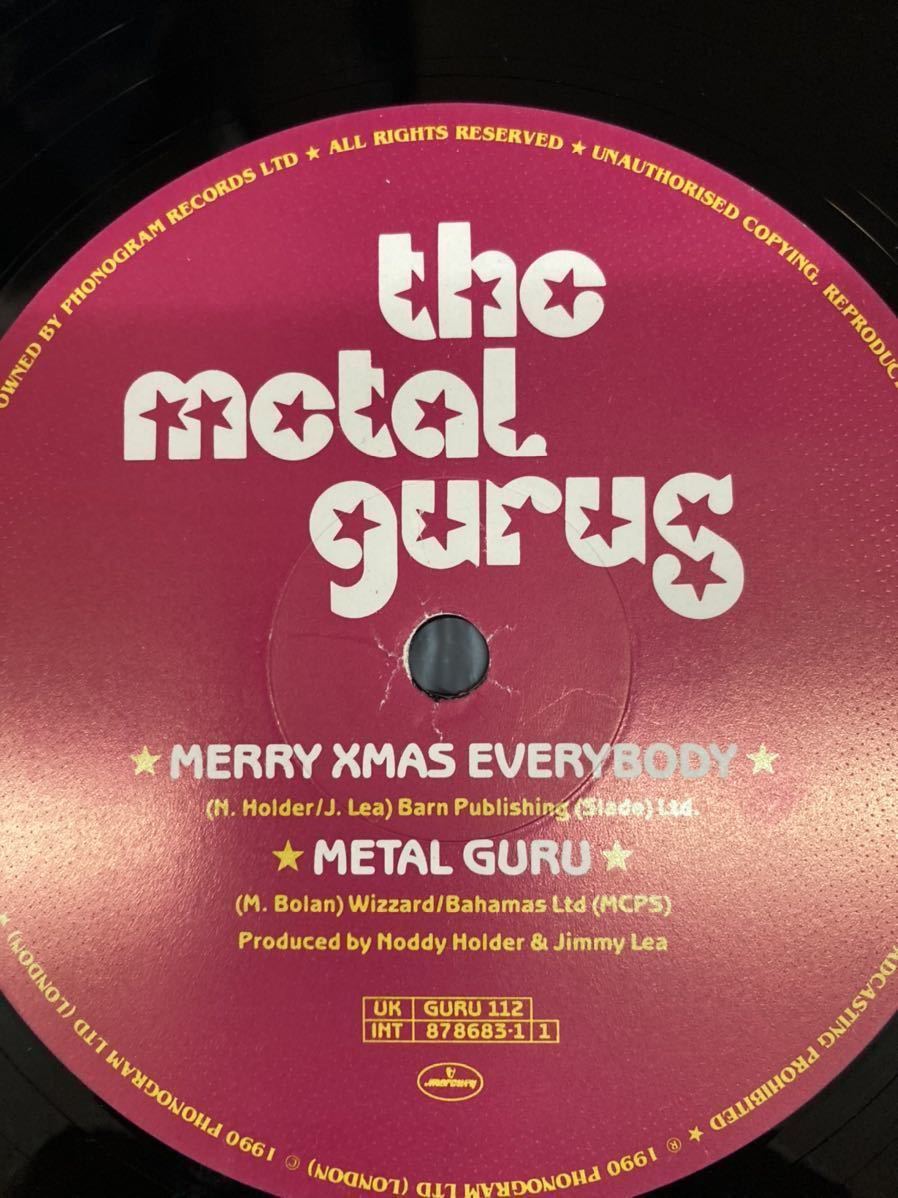 即決 送料無料 12インチ レコード the metal gurus the mission uk ミッション wayne hussey slade スレイド merry xmas everybody guru