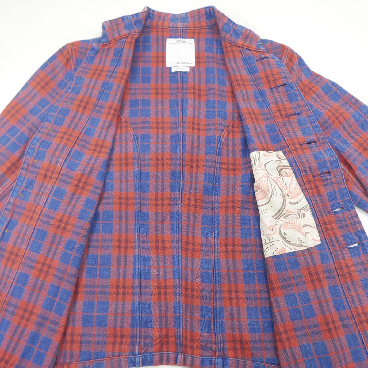 14AW 14FW visvim ビズビム LUGLI JKT(INDIGO CHECK) コットン 長袖