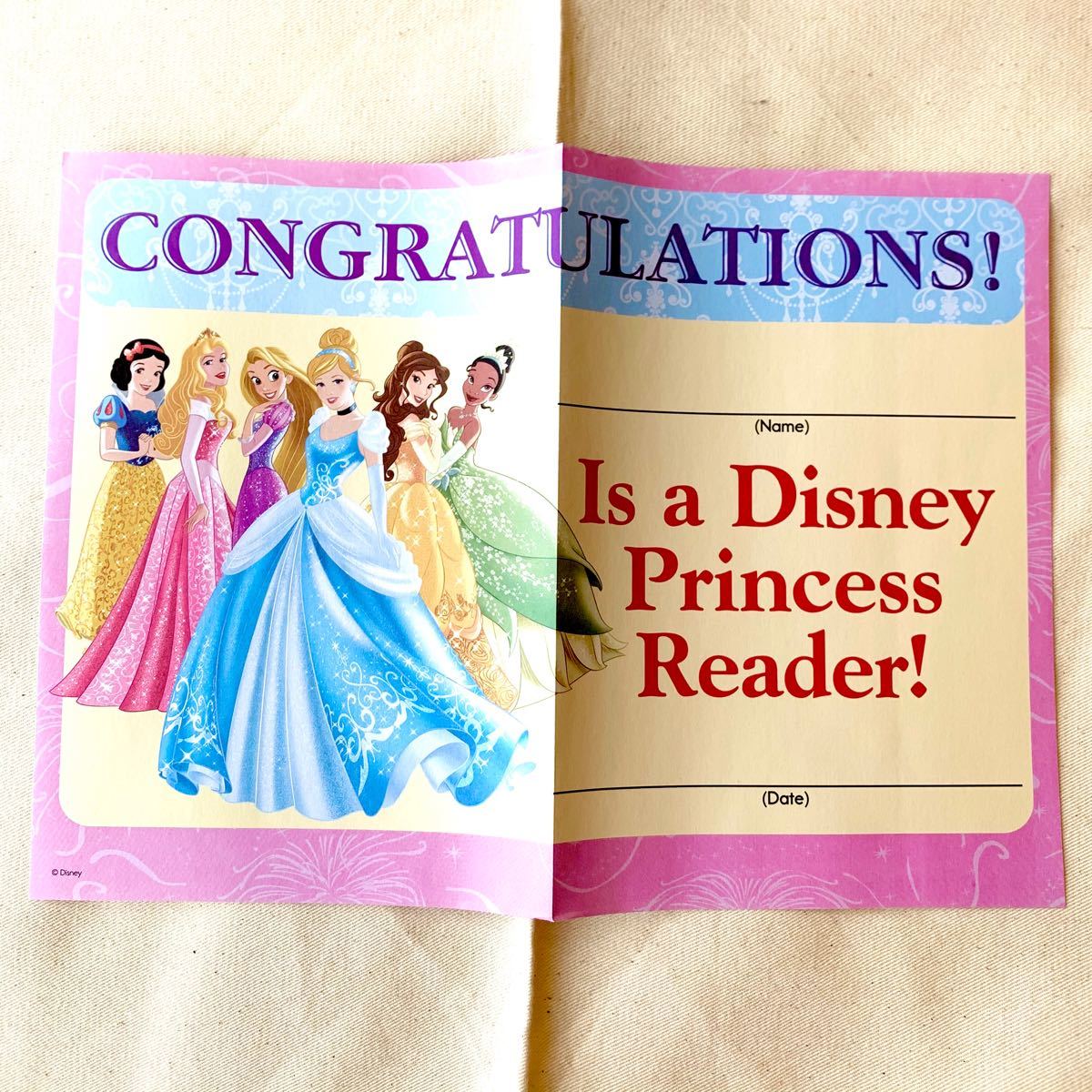 【新品】ディズニープリンセス 英語絵本10冊シール,BOX付き ラプンツェル 他 Reading Princess Disney