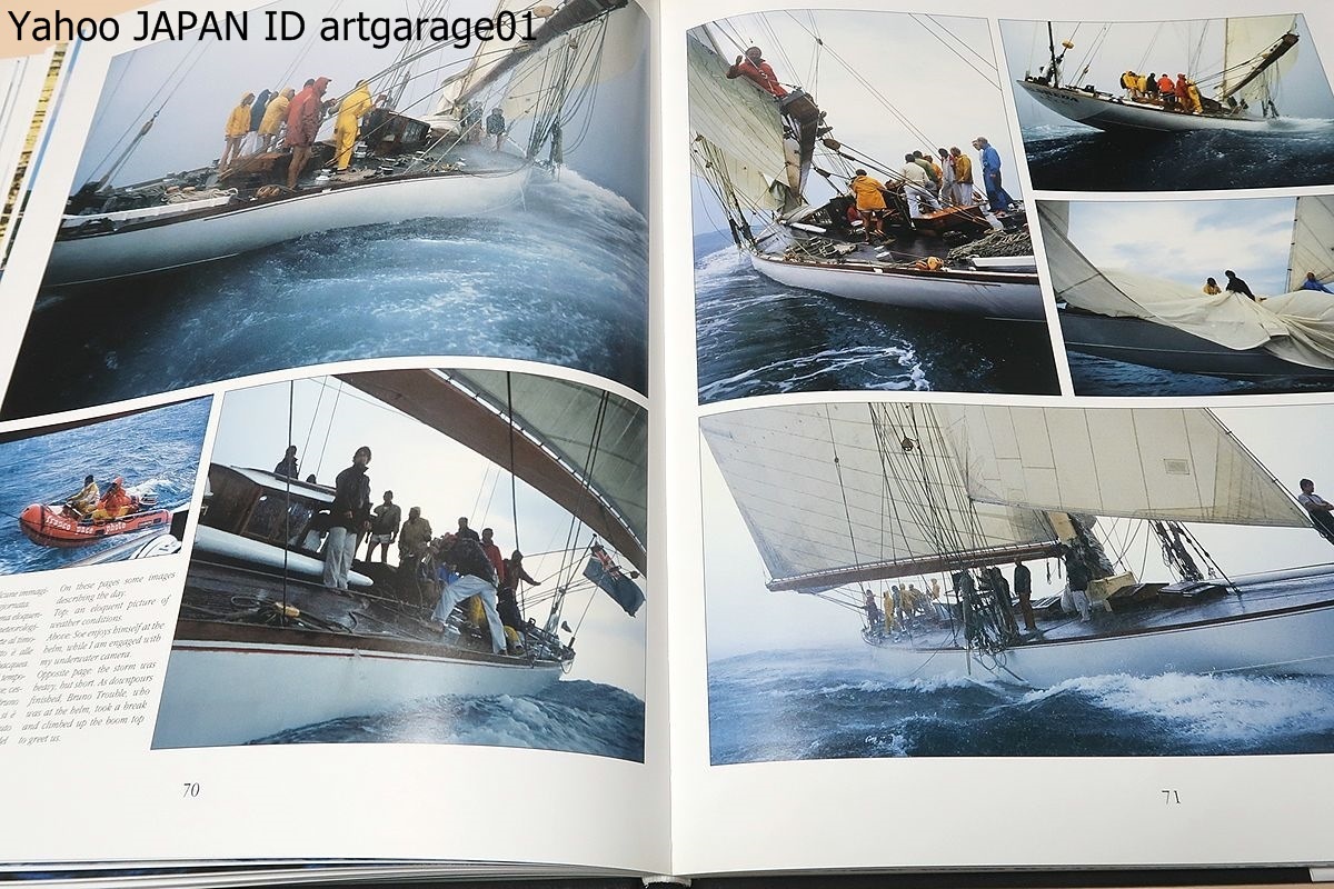 Yachtsport Highlights/Franco Pace* подпись / большой цвет фотоальбом / иностранная книга / размер примерно 34.×41cm