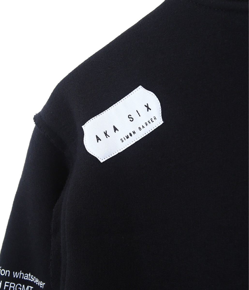 AKA SIX fragment Mサイズ 黒 COLLUSION スウェット 新品 藤原 AKA SIX fragment Mサイズ 黒 COLLUSION スウェット 新品 藤原