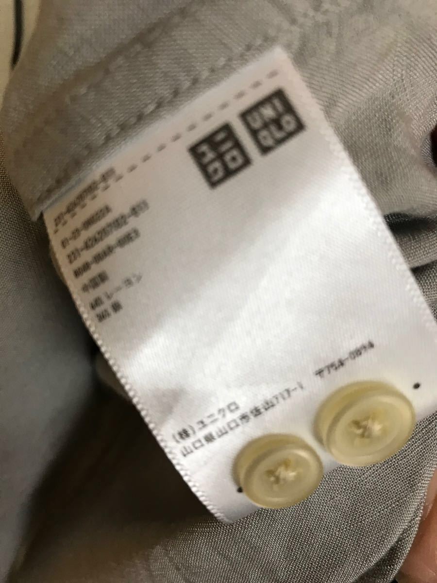 UNIQLO バンドカラーシャツ　ブラウス