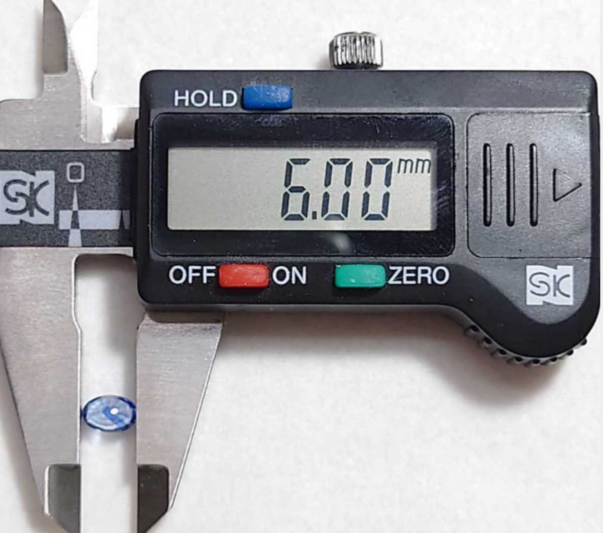 バイカラーサファイア　0.52ct オーバル　ルース　ちょいカケ（LA-3527）_画像8