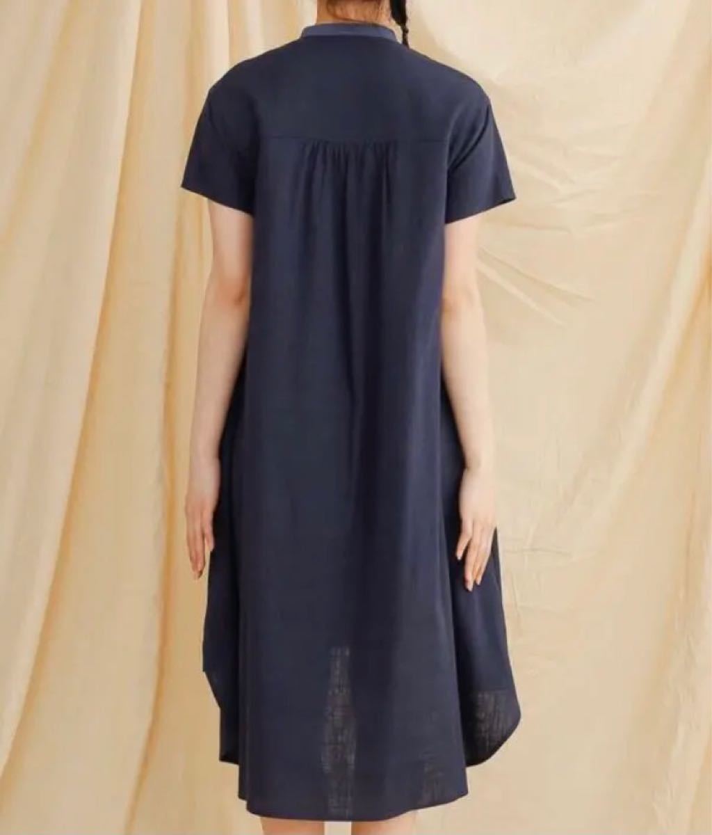 Paypayフリマ Merlot Ikyu フロントヨーク切替ワンピース 半袖ワンピース 半袖 フレンチリネン 麻 ネイビー ダークネイビー Paypayフリマ Merlot Ikyu フロントヨーク切替ワンピース 半袖ワンピース 半袖 フレンチリネン 麻 ネイビー ダークネイビー