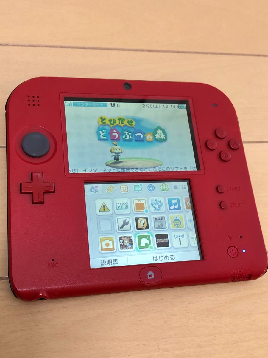 Paypayフリマ ニンテンドー 2ds レッド 本体のみ