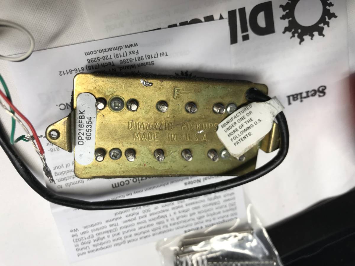 DIMARZIO ( ディマジオ ) / DP216 Mo'Joe F-Spaced Black ハムピックアップ DIMARZIO ( ディマジオ ) / DP216 Mo'Joe F-Spaced Black ハムピックアップ