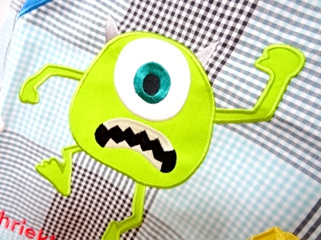  character Monstar z ink apron Disney ( tissue & hook ) childcare worker present popular character 4535519151227