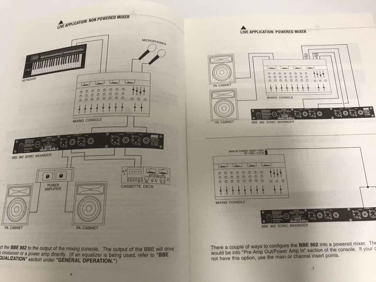 BBE 862 SONIC MAXIMIZER английский язык manual руководство пользователя б/у текущее состояние T1012804