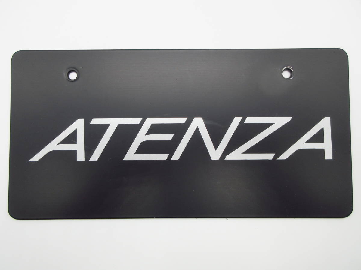 マツダ Mazda ATENZA アテンザ ディーラー 新車 展示用 非売品 ナンバープレート マスコットプレート_画像1