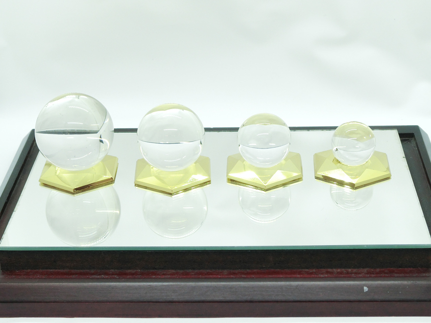 高透明度 天然本水晶玉　直径24mm 重量16.8g z-065_画像4