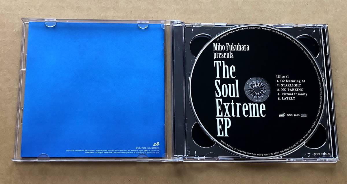 [CD+CD] 福原美穂 / The Soul Extreme EP (初回限定盤)　帯付_画像3