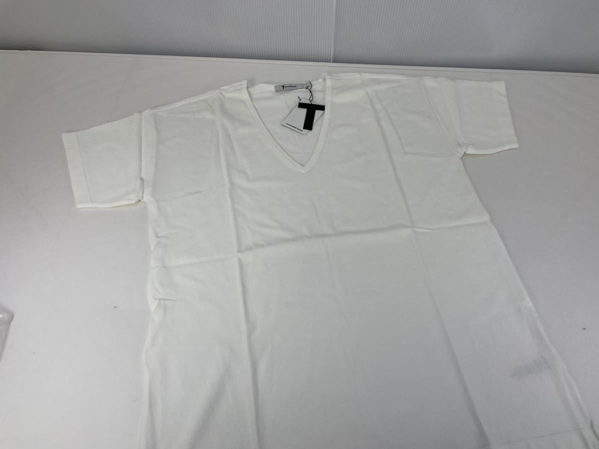 ALEXANDER WANG ホワイト Vネックシャツ サイズ0|長袖 ALEXANDER WANG ホワイト Vネックシャツ サイズ0|長袖