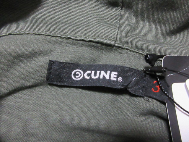 希少 未使用 CUNE キューン 14AW_M-51 ワッペン ウサギ うさぎ クロス