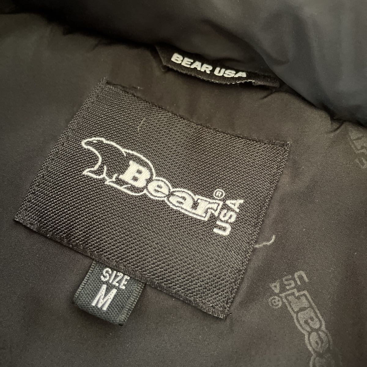 ベアー BEAR USA ダウンジャケット 黒サイズM(Mサイズ)｜売買されたオークション情報、yahooの商品情報をアーカイブ公開