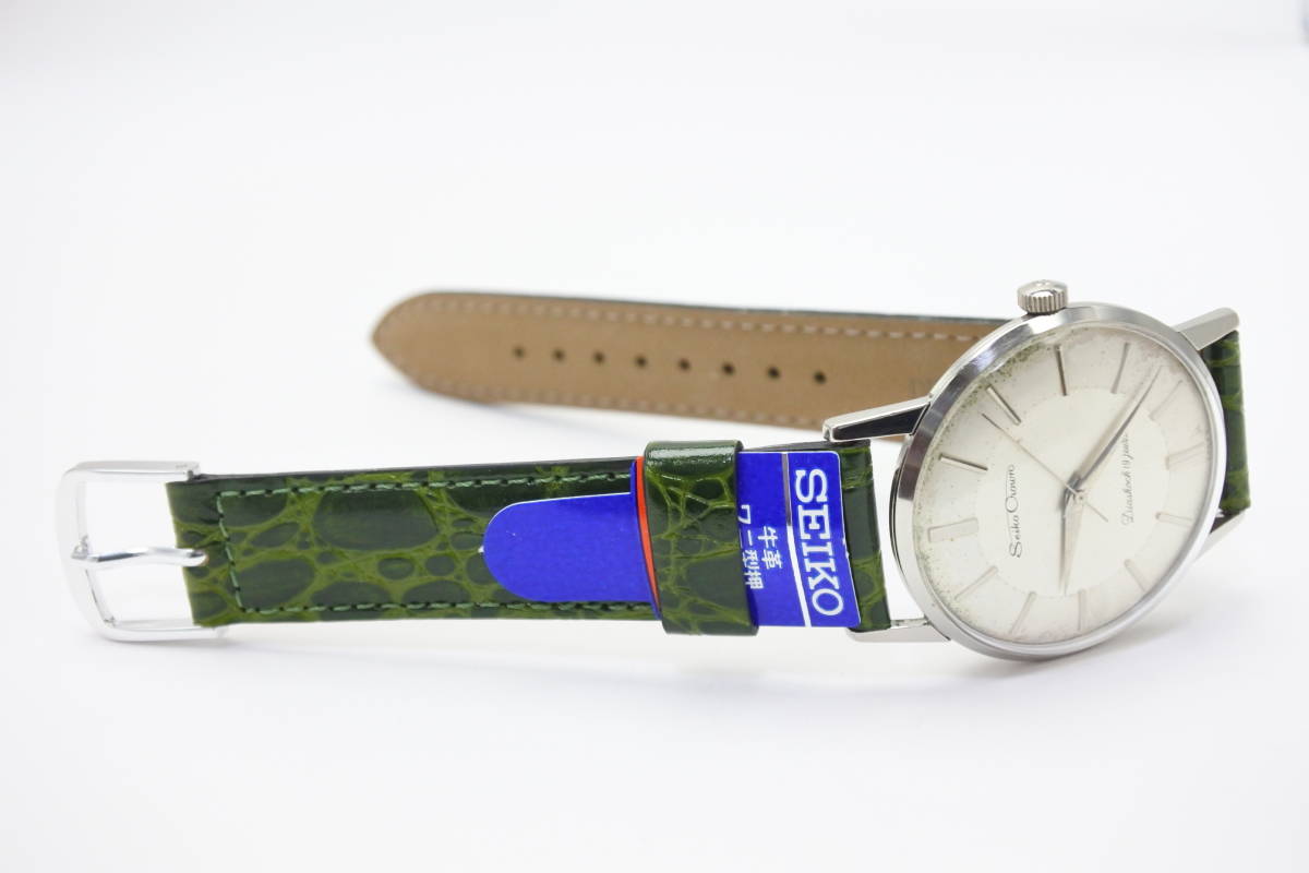 ☆☆☆国産腕時計代表モデル　1959年製　セイコー クラウンCal.560 19石　手巻紳士腕時計　純正SEIKOベルト　逸品_画像10