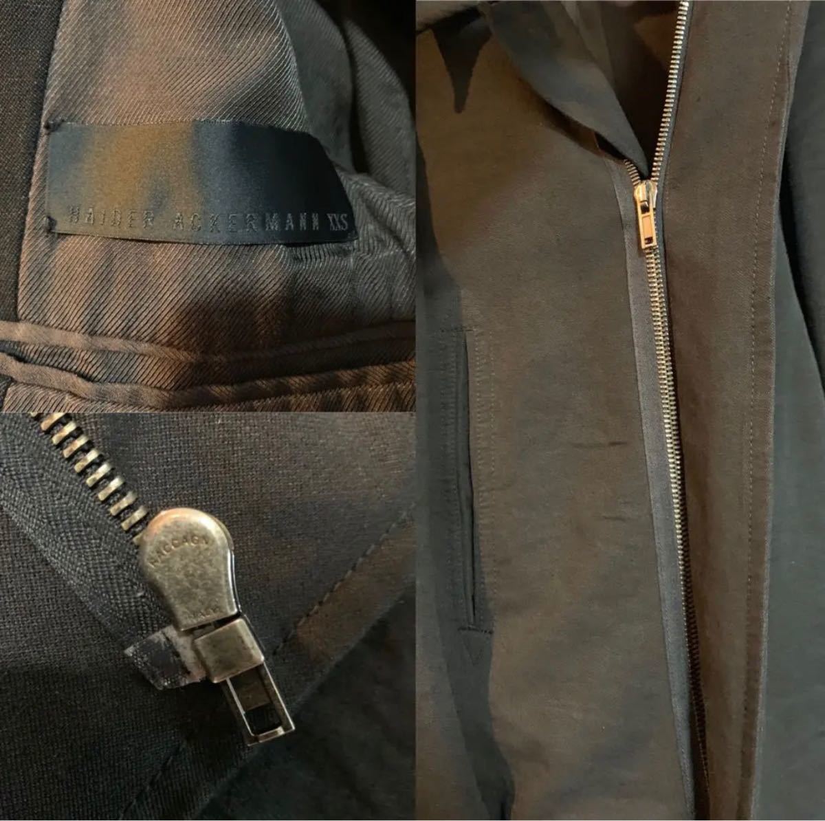 美品】HAIDER ACKERMANN ハイダー・アッカーマン ダブルライダース